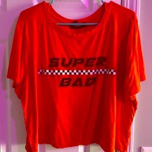Forever 21 “Super Bad” short sleeve